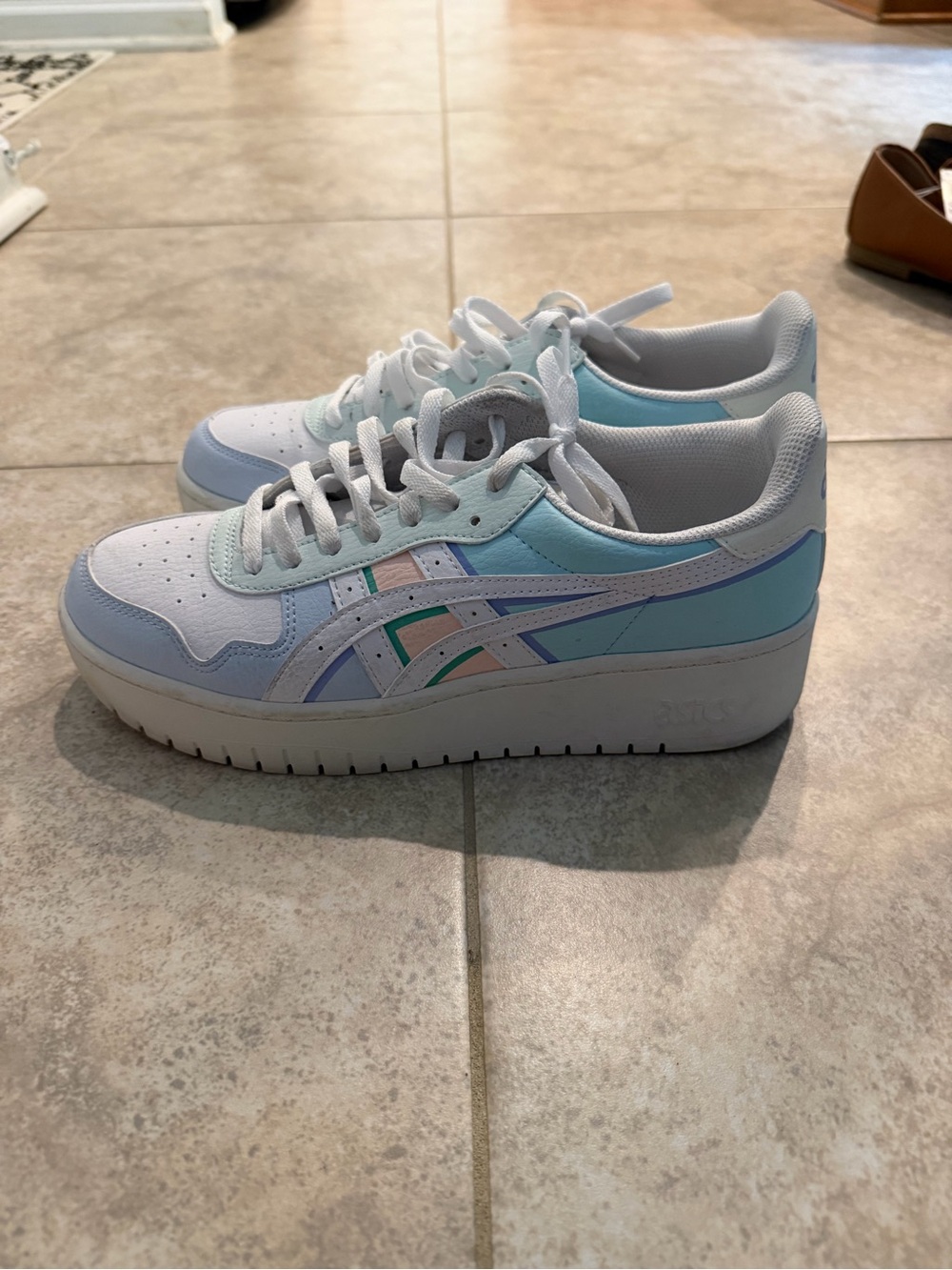 ASICS Pastel Multi-Color Lace-Up Sneakers